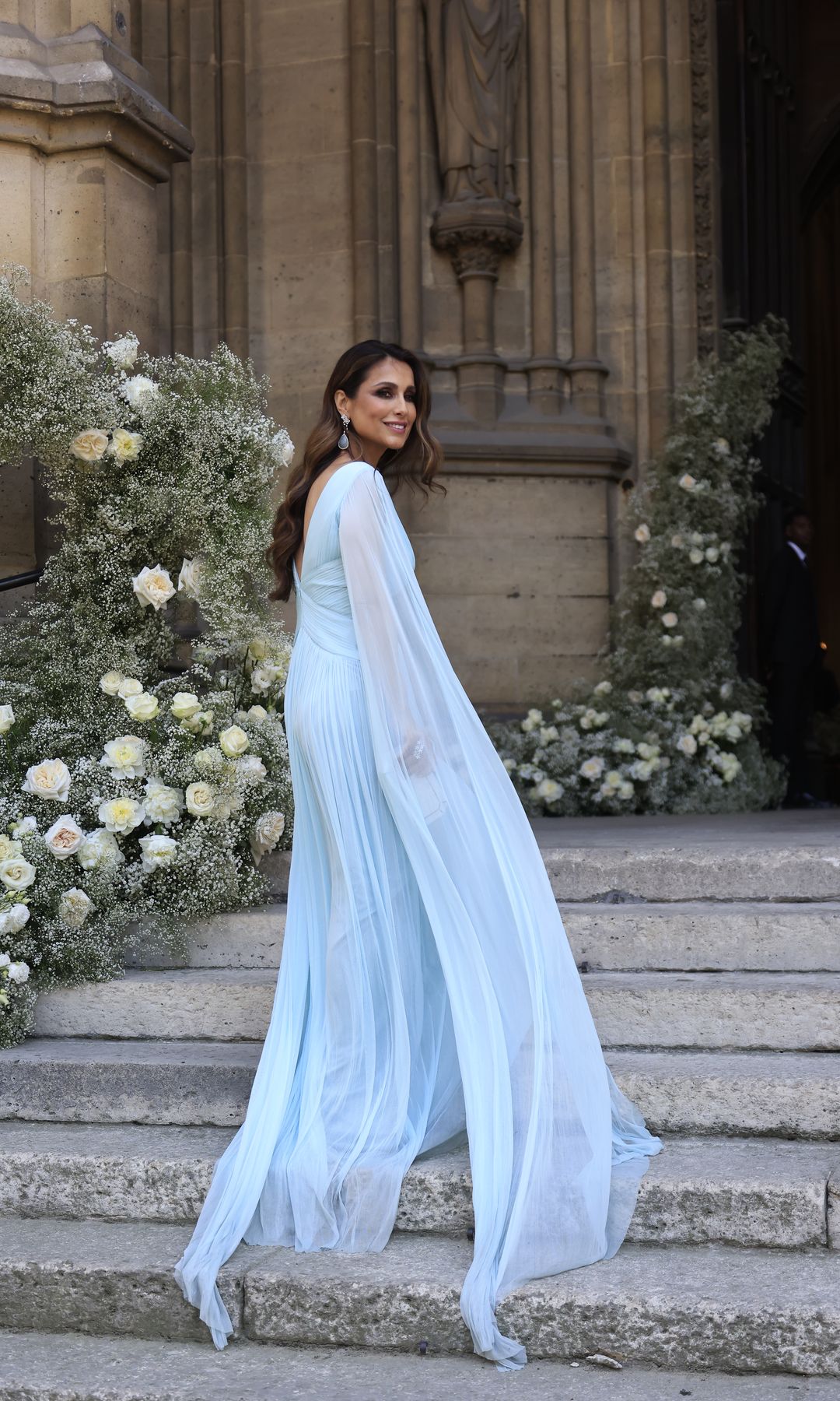 Paloma Cuevas en la boda de Daniel Clara y Anne Marie Collinsen París