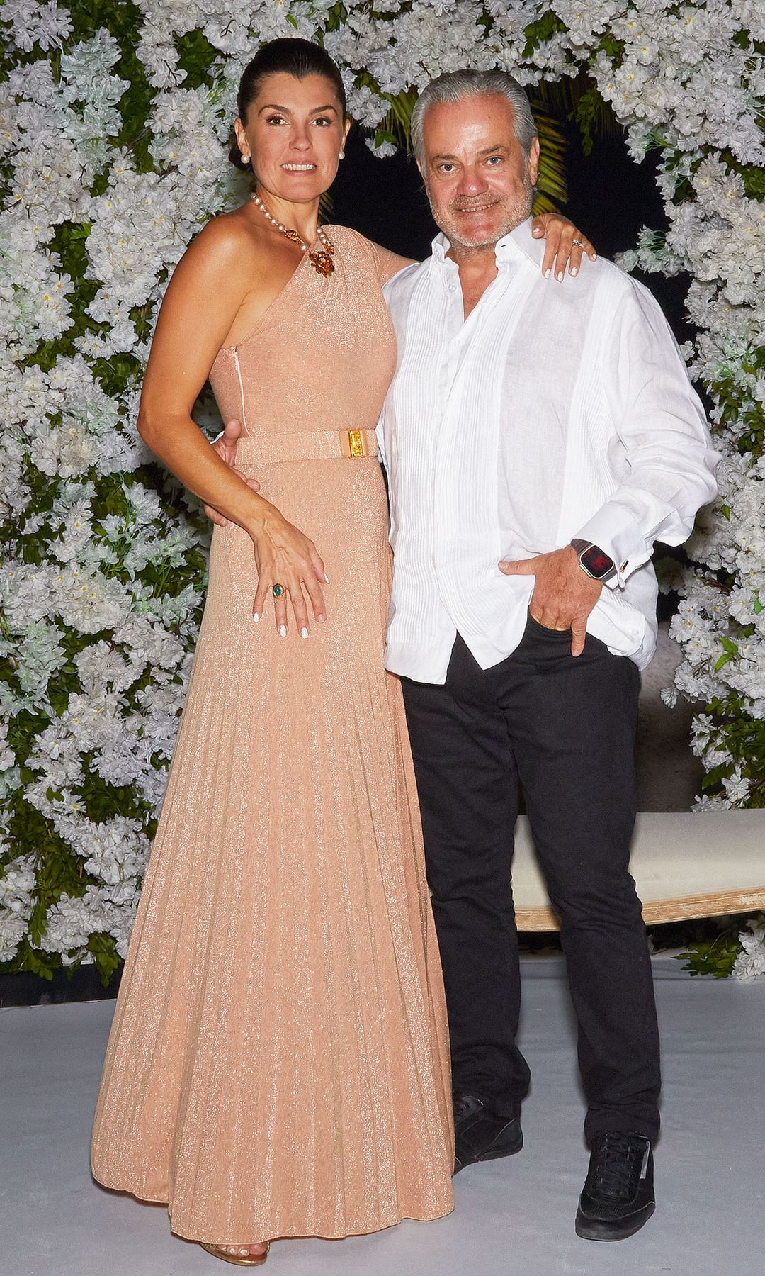 Marcos de Quinto con su mujer, la soprano Angélica de la Riva