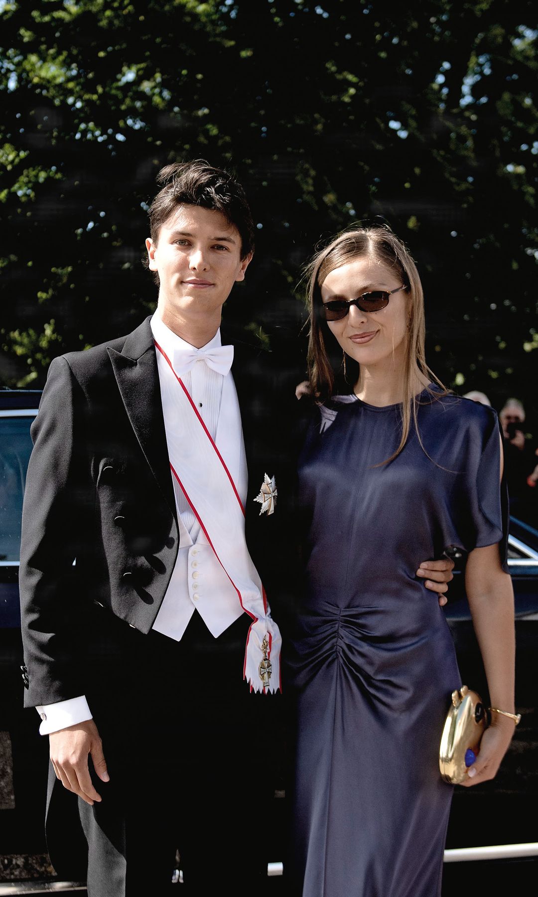 Un retrato de Nicolás de Dinamarca y su novia, Benedikte Thoustrup
