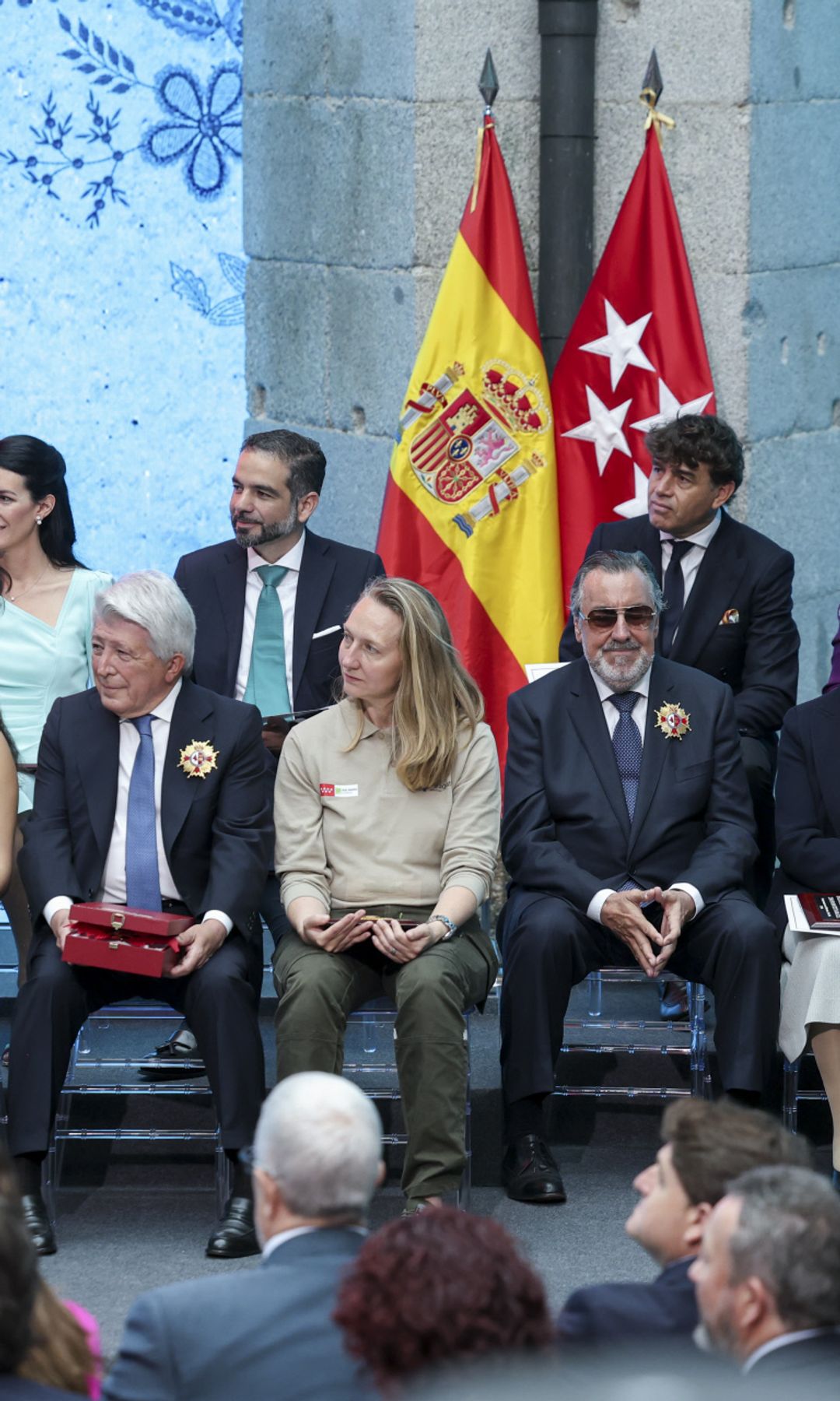 Foto de familia de los galardonados