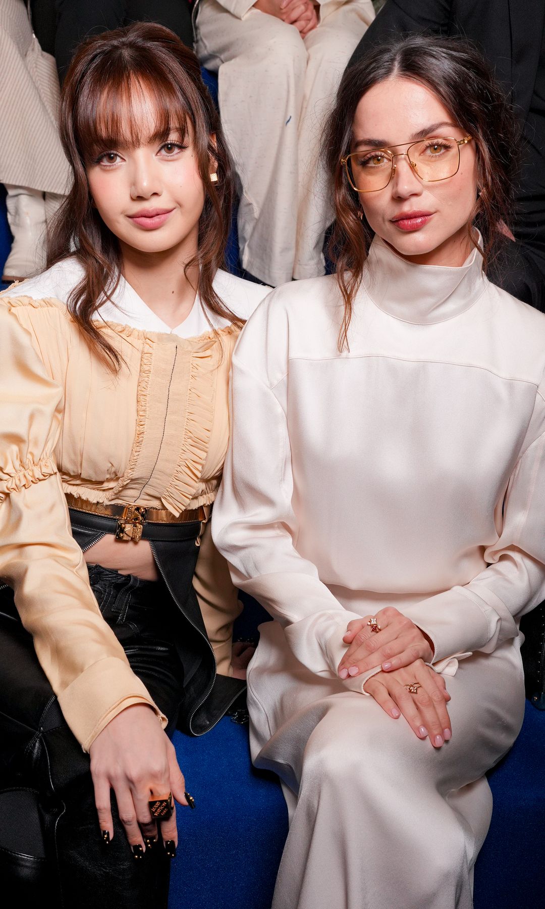 Lisa y Ana de Armas en el front row del desfile de Louis Vuitton Otoño/Invierno 2026-2027