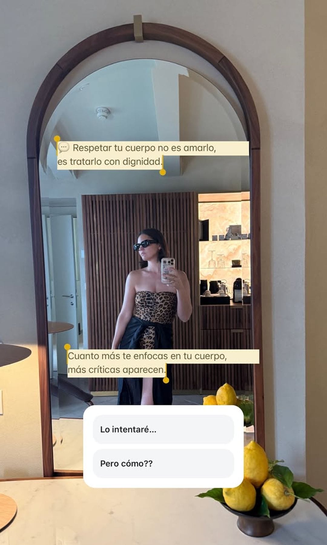 La reflexión de Isabelle Junot sobre la autocrítica física en verano
