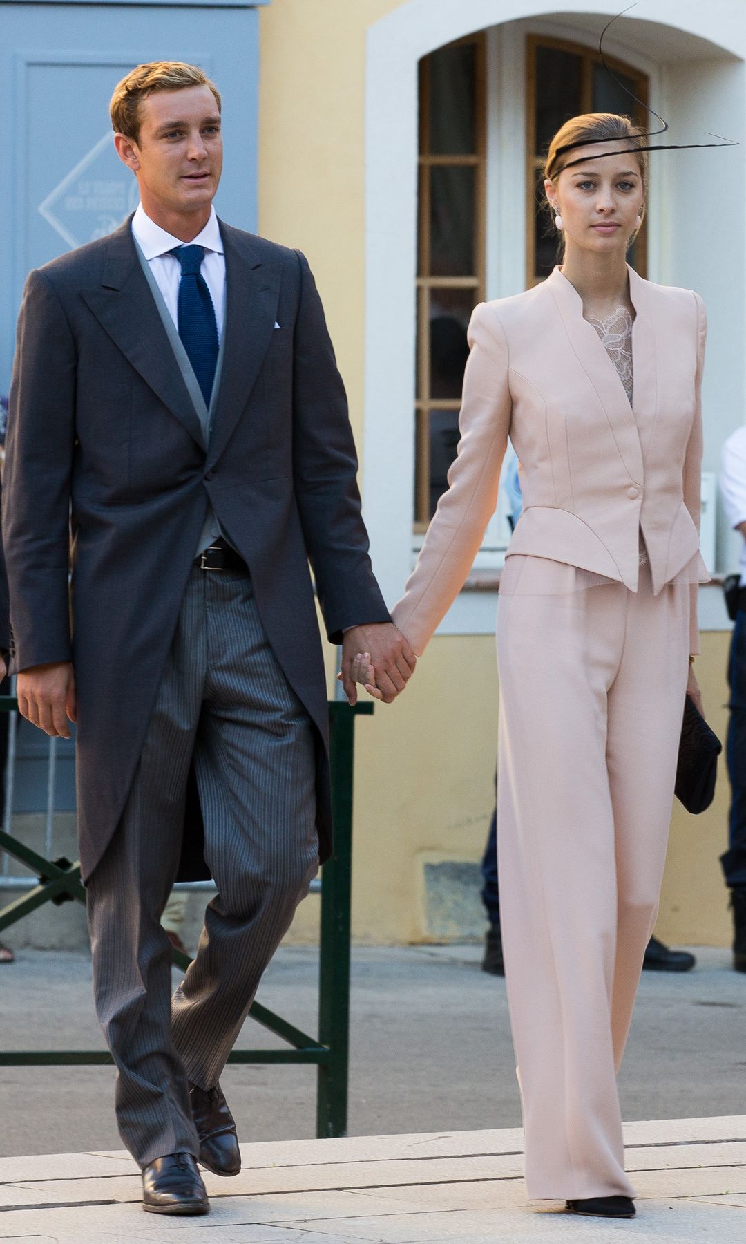 Pierre Casiraghi y Beatrice Borromeo en la boda de Félix de Luxemburgo