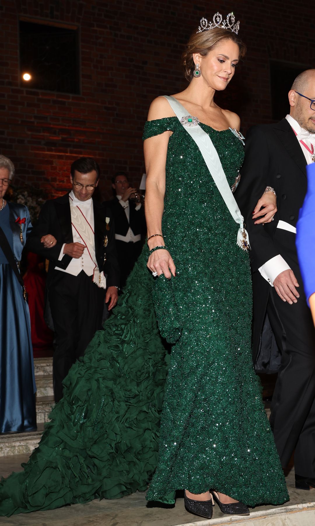 Magdalena de Suecia en la entrega del Premio Nobel en 2024