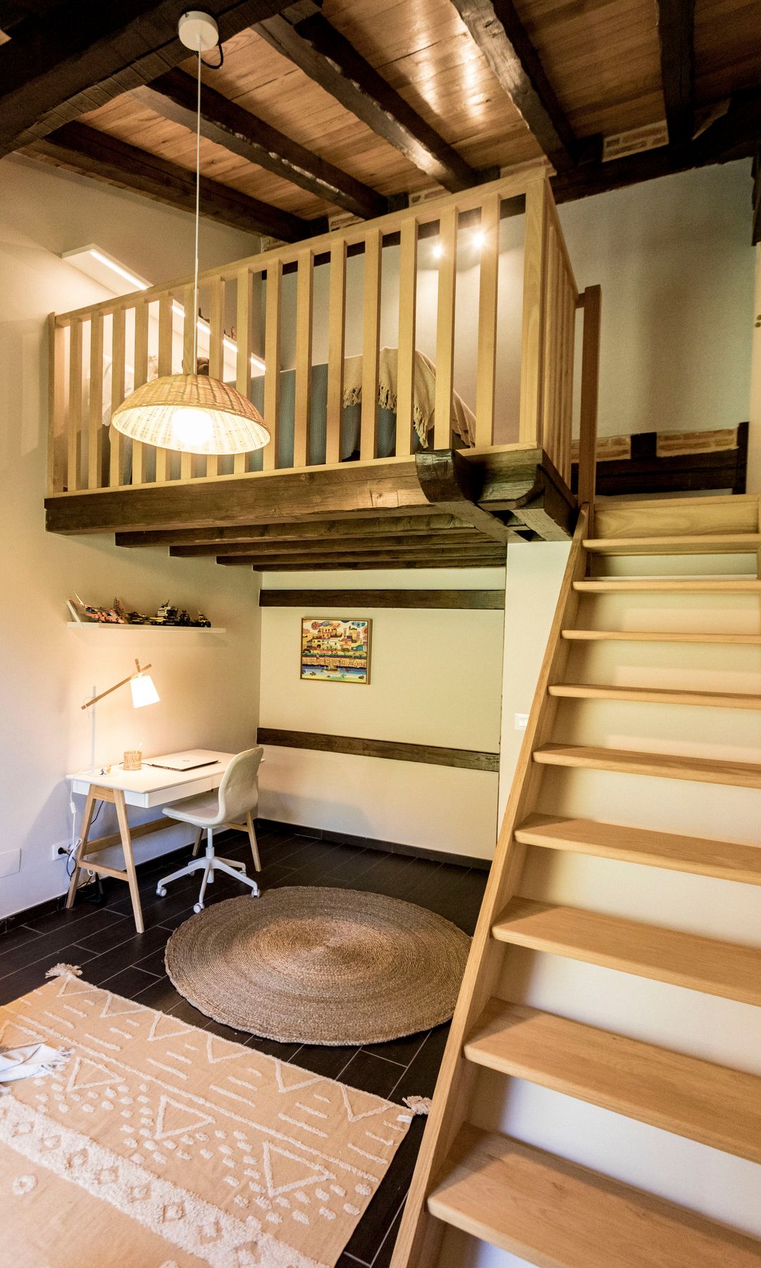 Altillo en el dormitorio infantil