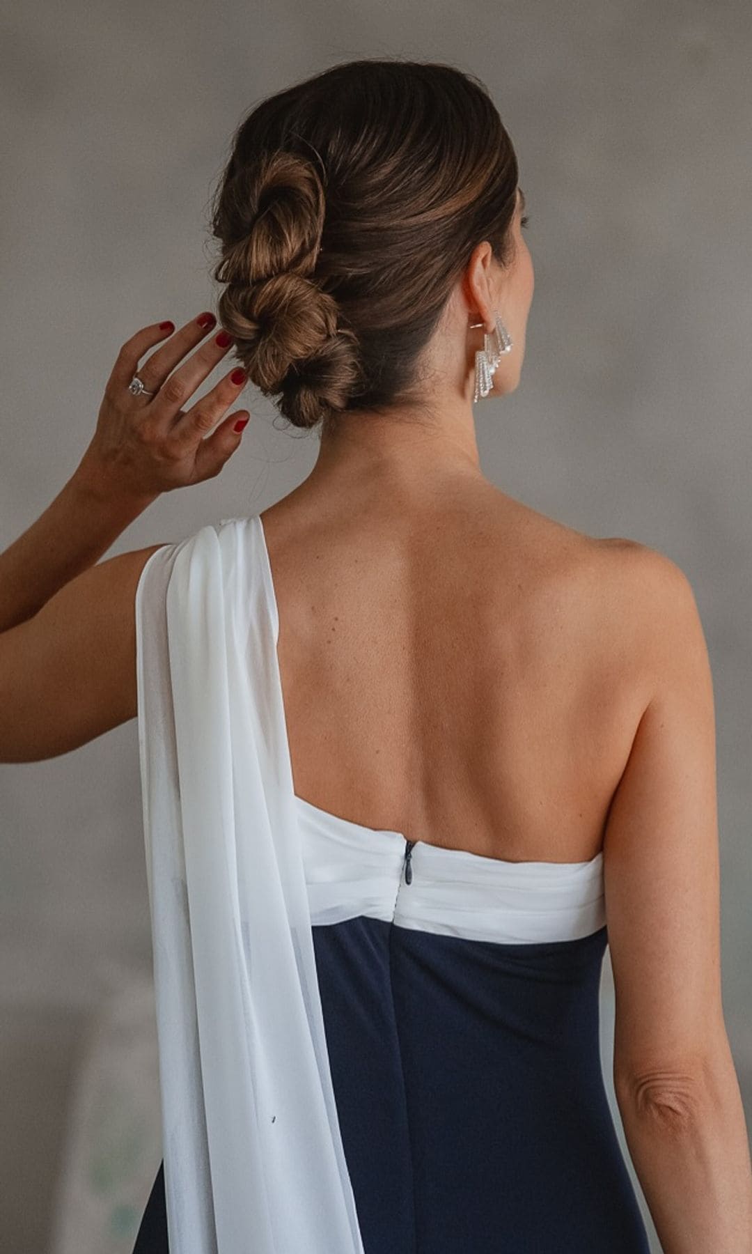 Mujer con recogido