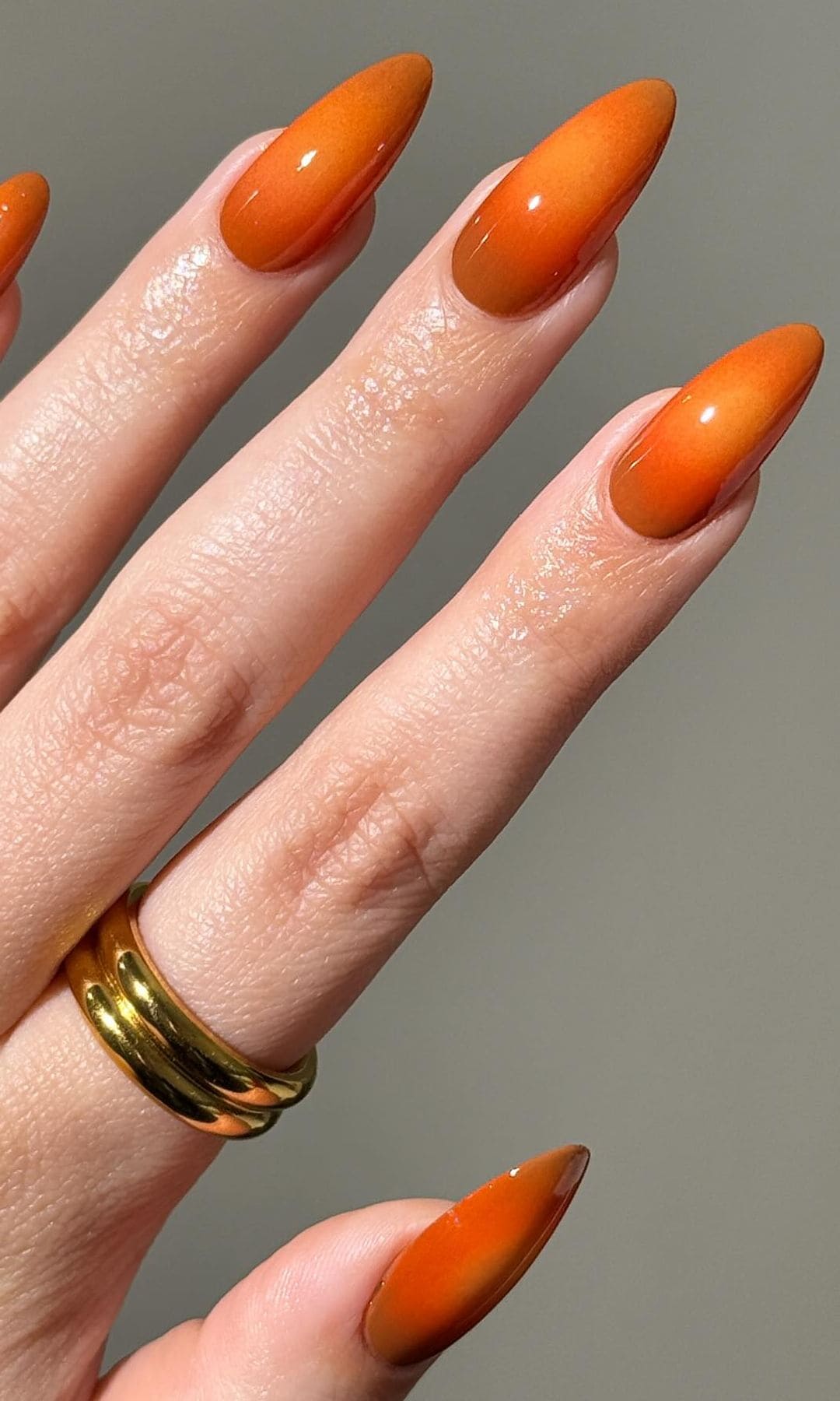 Manicura naranja