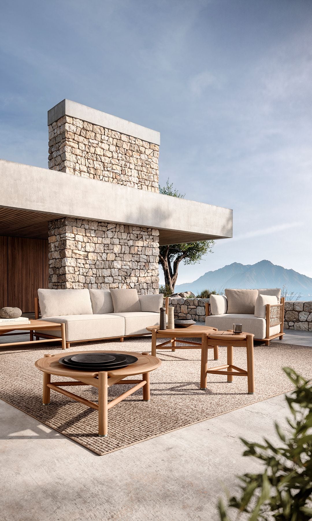 Conjunto de muebles de exterior