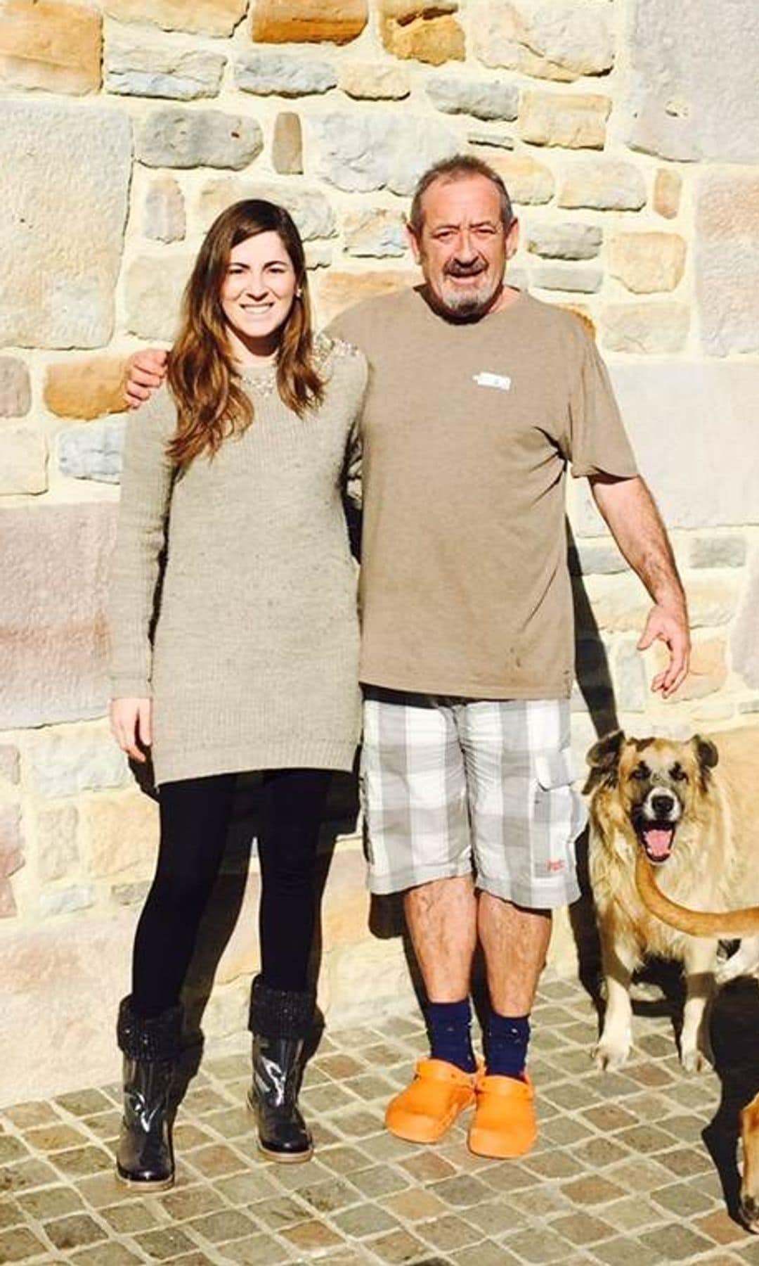 Karlos Arguiñano con su hija Amaia