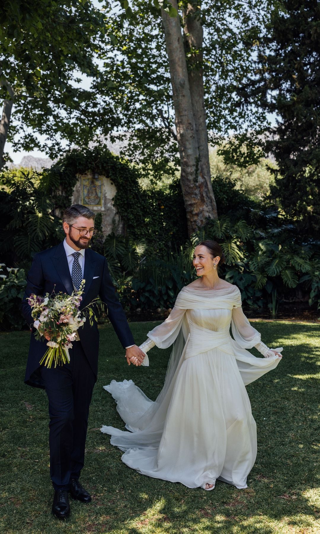 Vestido de novia drapeado boda alicante alex vidal