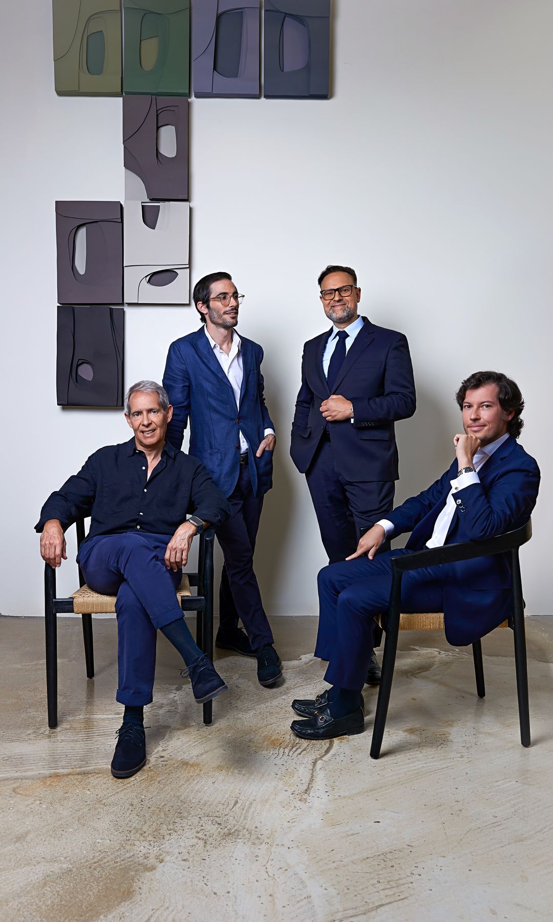 El Dr. Ignacio Sanz y Dr. José Manuel Sampietro, Dr. David Vázquez Vecilla y Dr. Emilio Moreno