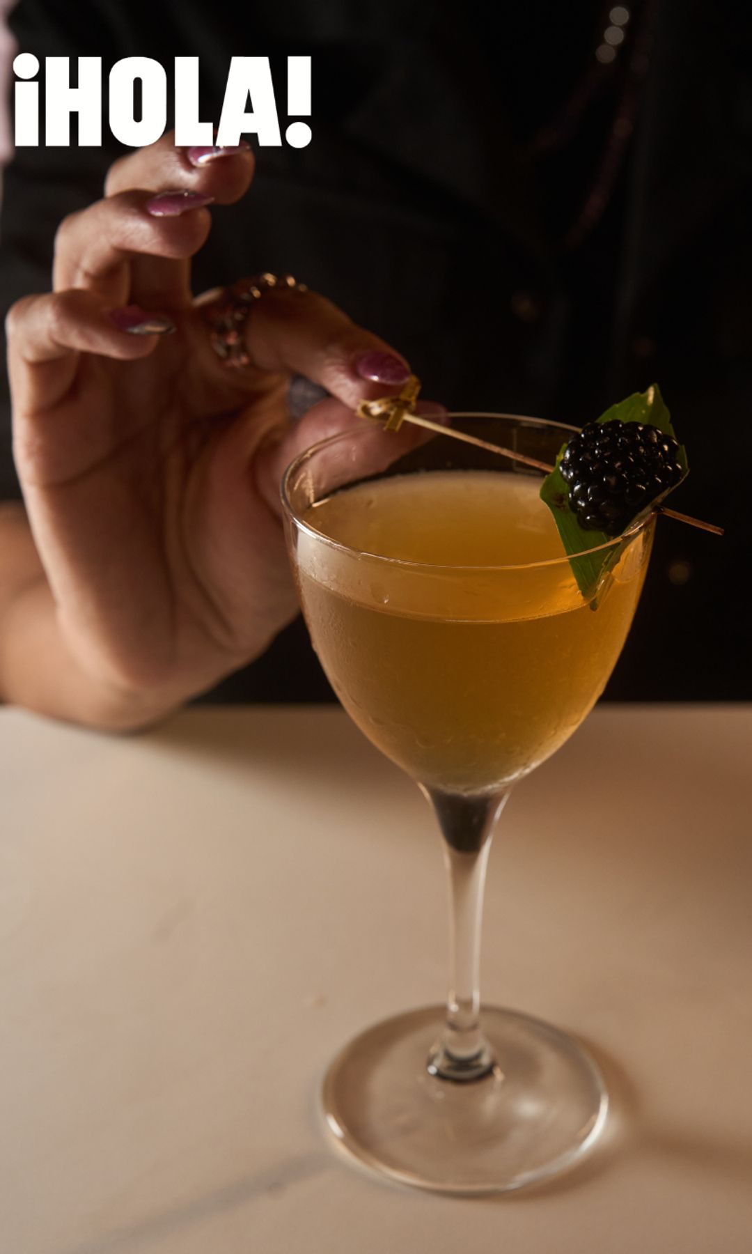 La velada estuvo acompañada de cocteles de impacto.