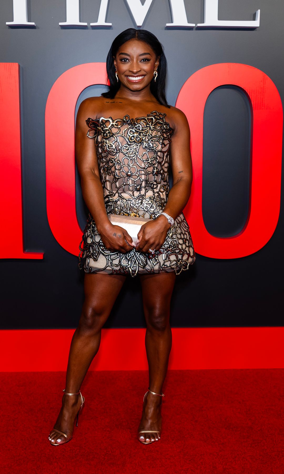 Simone Biles en la gala TIME100