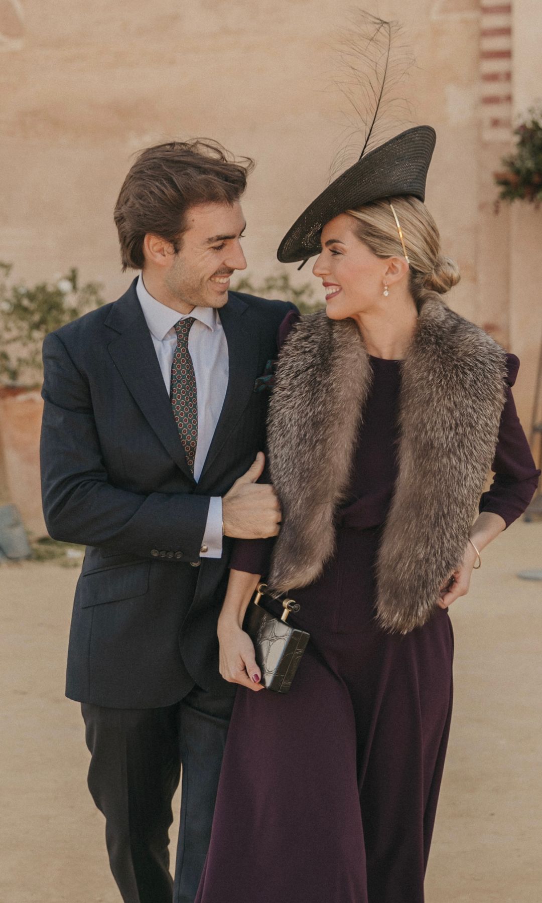 La ‘influencer’ Rocío Millán y su prometido Juan Berges de invitados en una boda de temporada de invierno