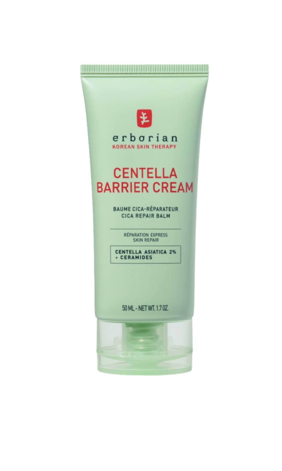 Centella Barrier Cream - bálsamo reparador con cica (31,90€), erborian