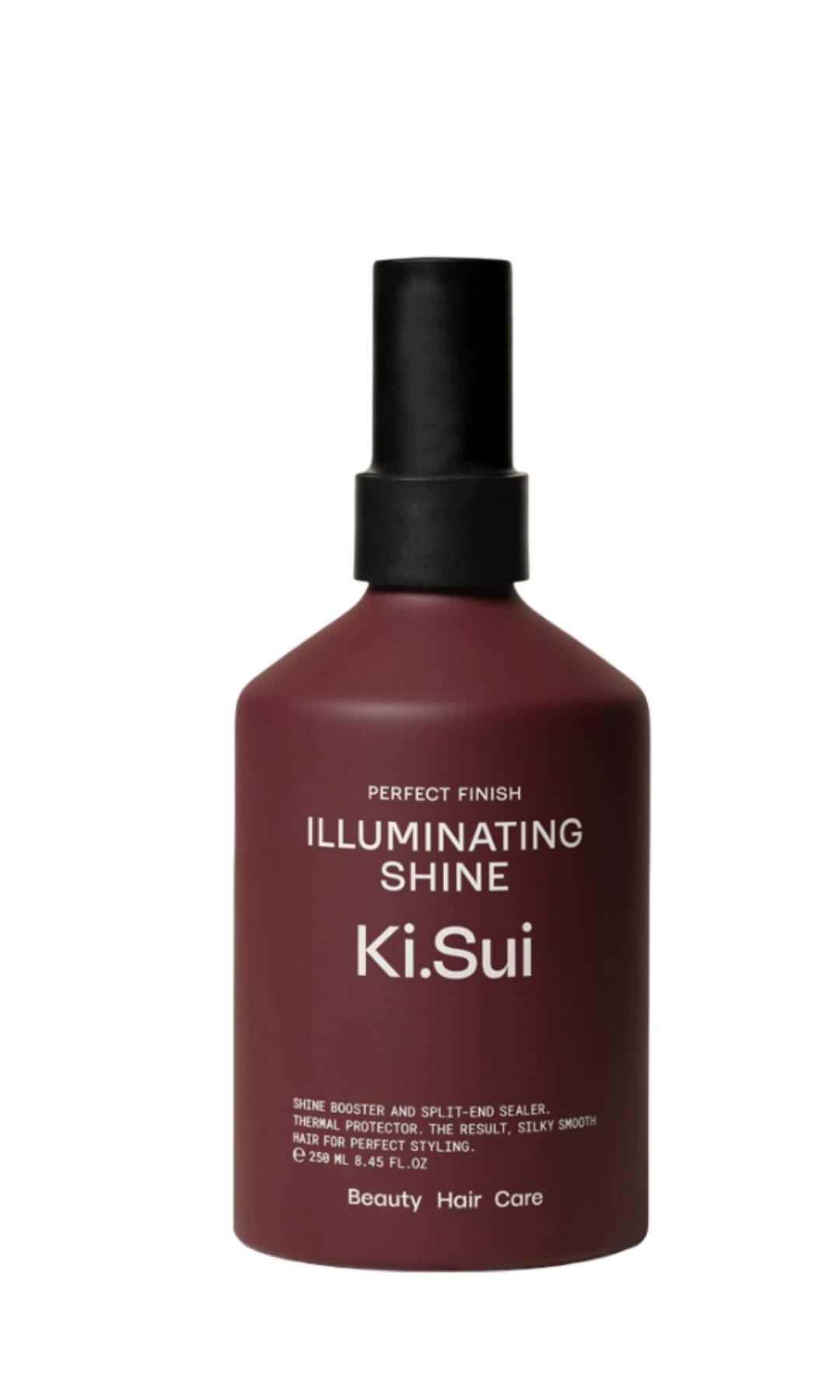 Spray ligero que potencia el brillo y protege del calor (45€) Illuminating Shine, Ki.sui