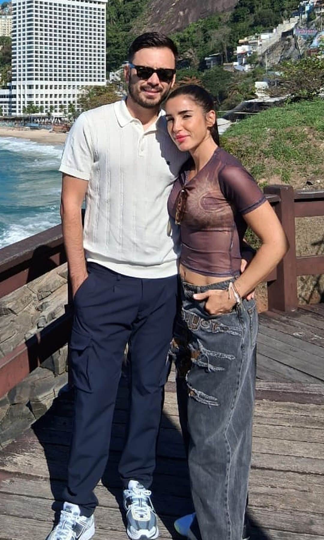 Ana Galocha y Davide Ancelotti en Rio