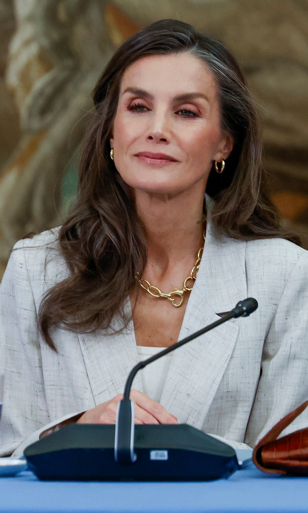 La reina Letizia con los miembros del Patronato de la Fundación Princesa de Asturias en junio de 2026