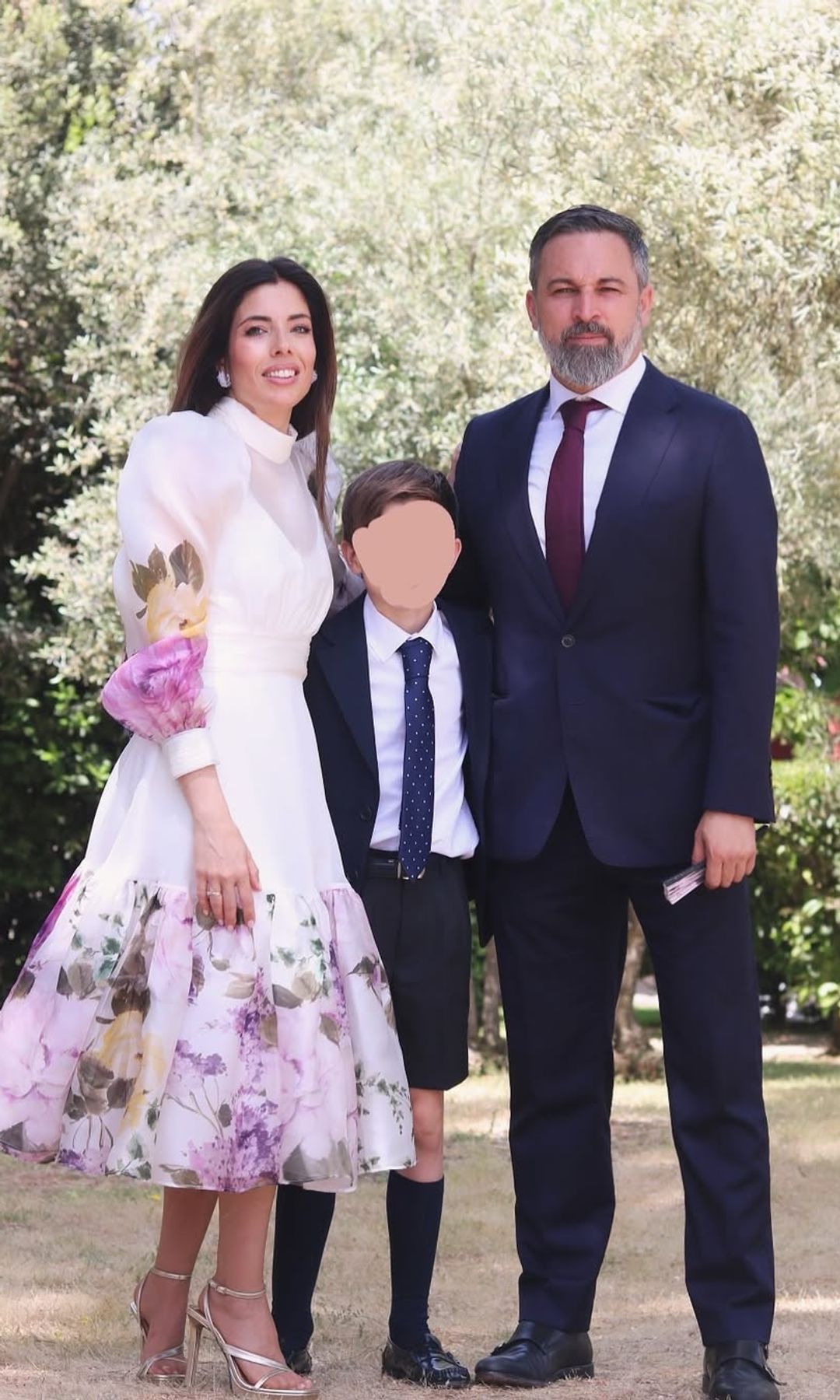 Primera Comunión de Santi, hijo de Santiago Abascal