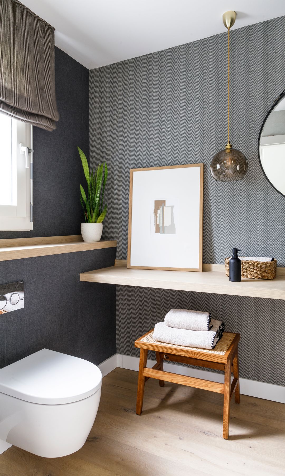 Baño con arte. Proyecto de Pia Capdevila con estilismo de Mar Gausachs. 