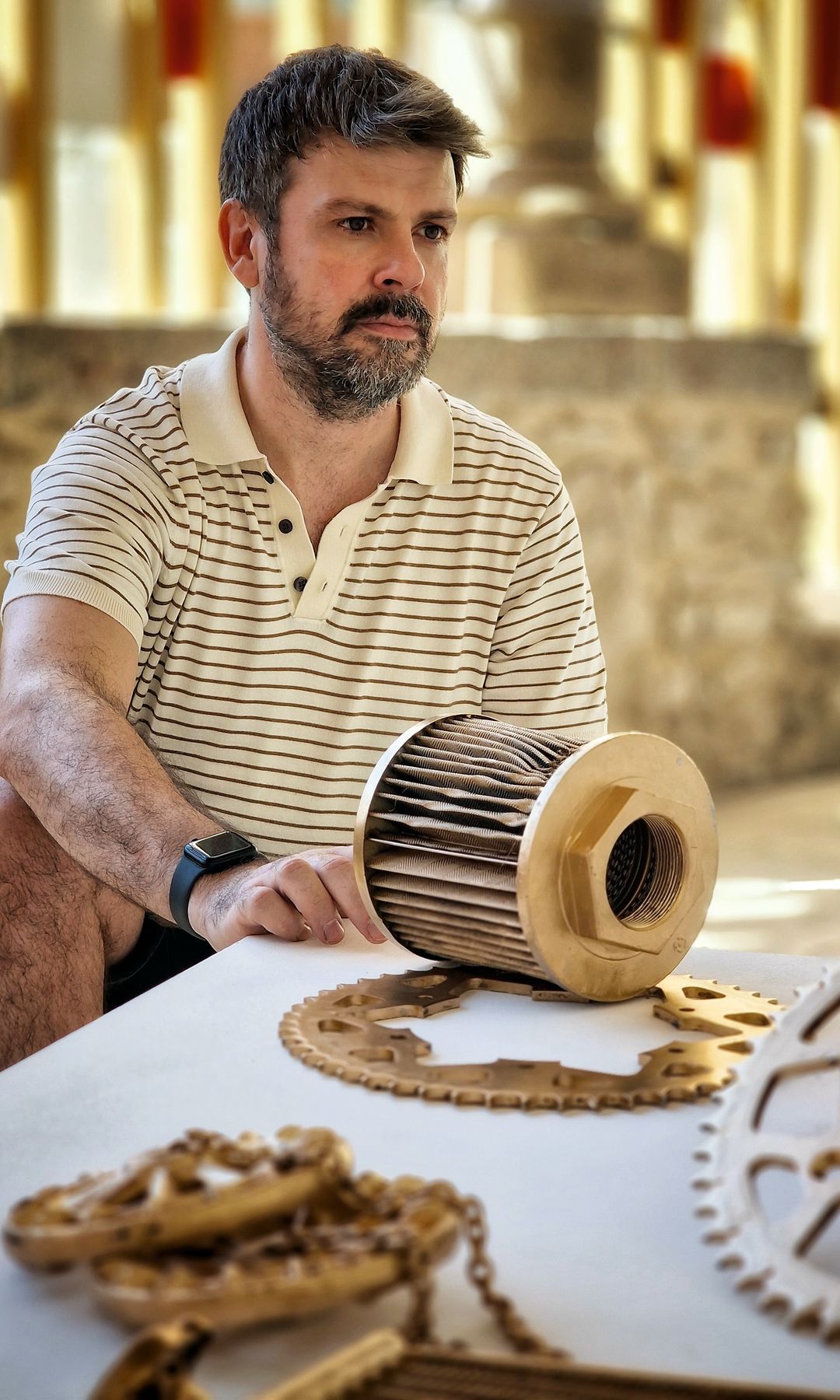 Miguel Benjumea, artista residente en Colegium Arévalo Ávila