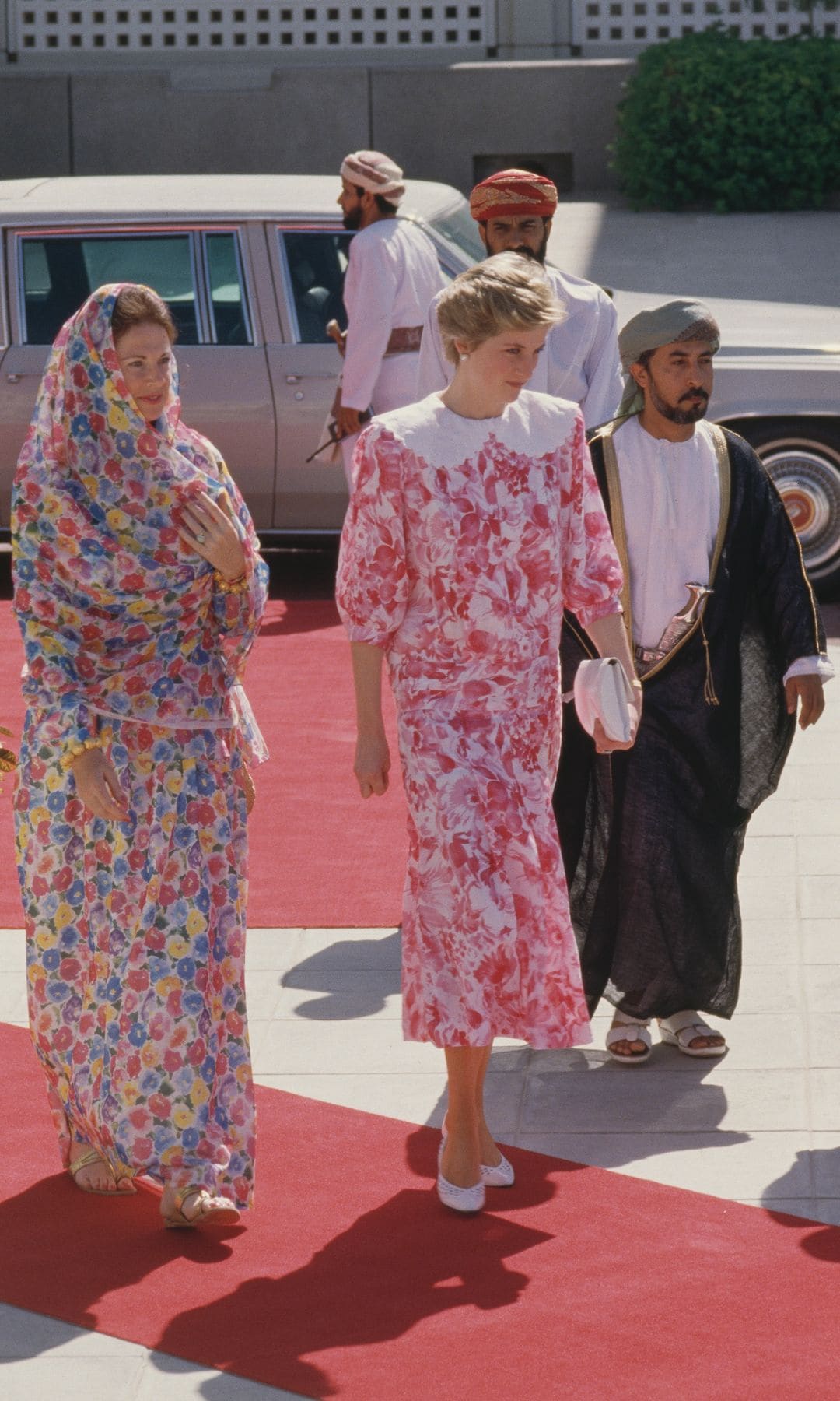 Diana de Gales, en Oman, el 12 de november de 1986