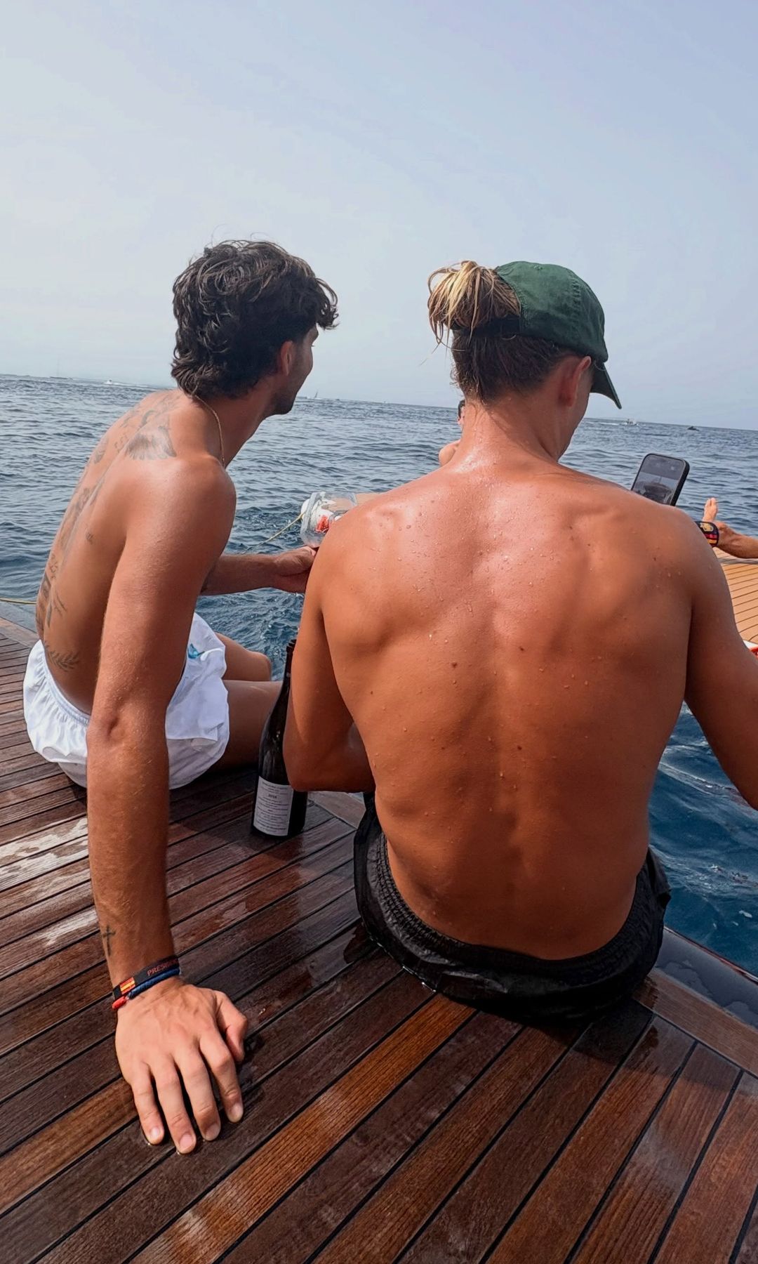 Marcos Llorente y Ferran Torres en Ibiza