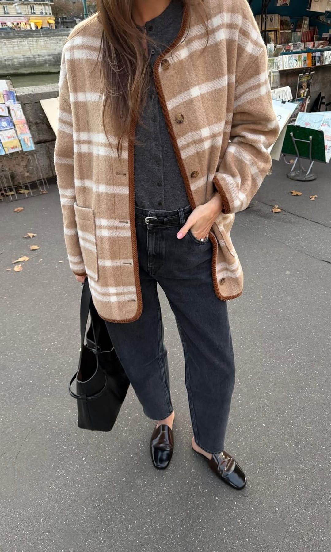 Chaqueta de cuadros de @alisontoby