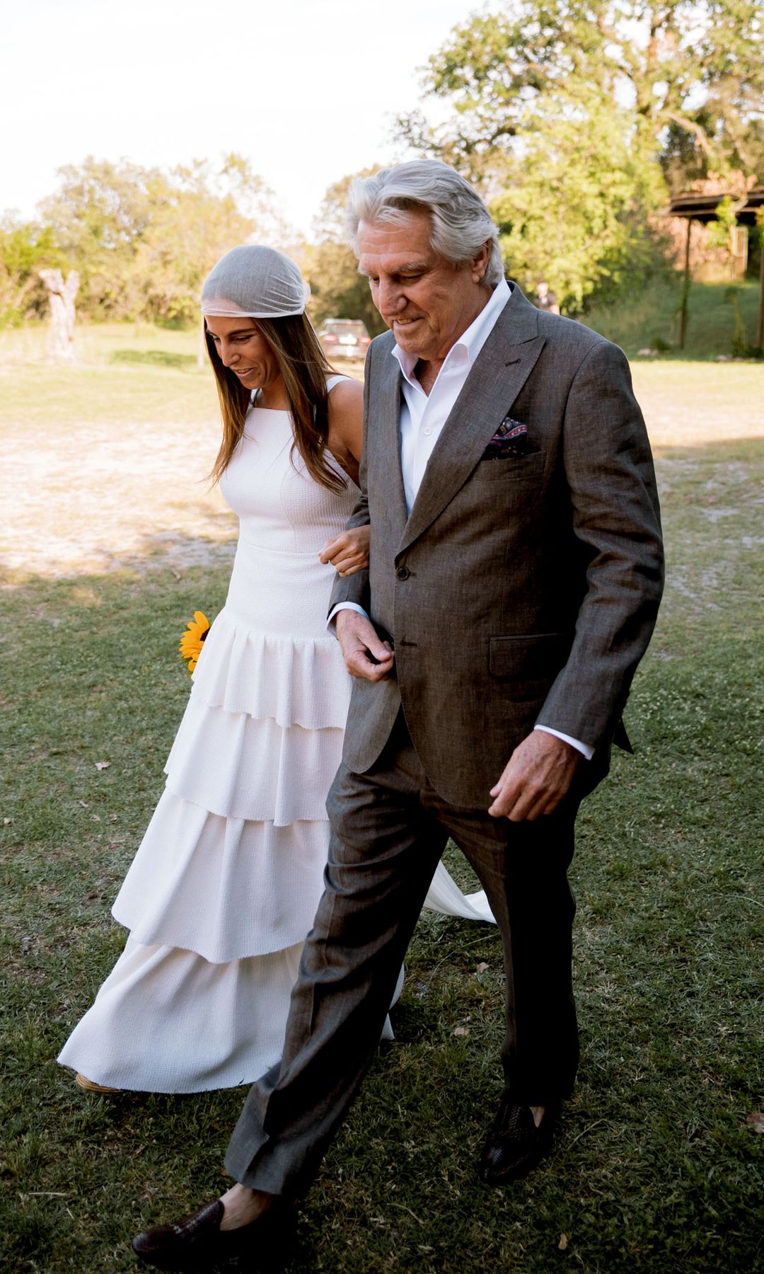 Fernanda Cantarell con su padre