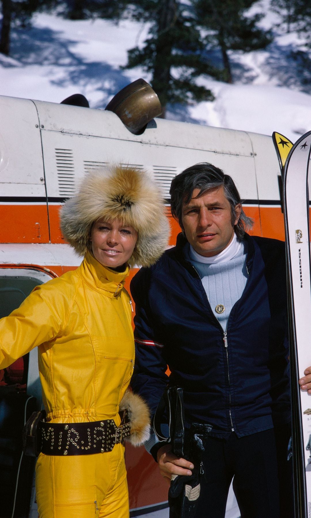 Mirja and Gunter Sachs St.-Moritz