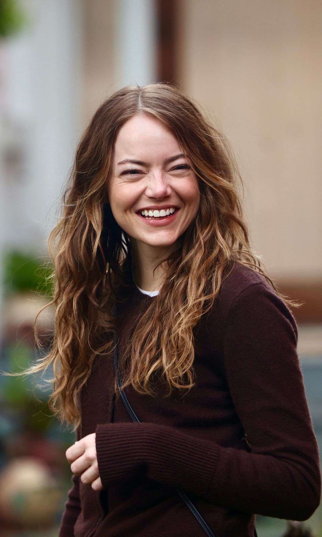 Emma Stone en el rodaje de 'The Catch' el 10 de septiembre de 2026