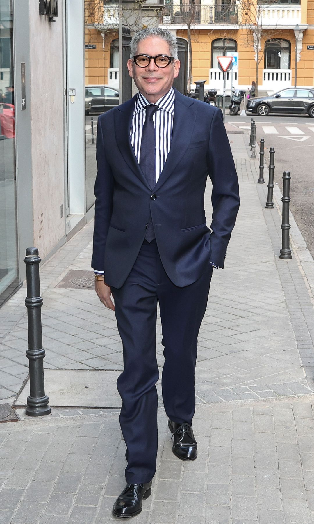 Boris Izaguirre, llegando a la fiesta de Ivorypress