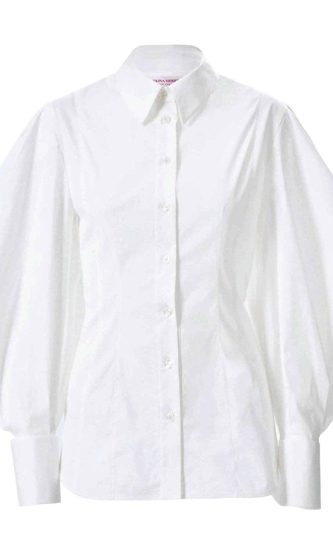 Camisa con manga balloon (c.p.v.), de Carolina Herrera, en Farfetch