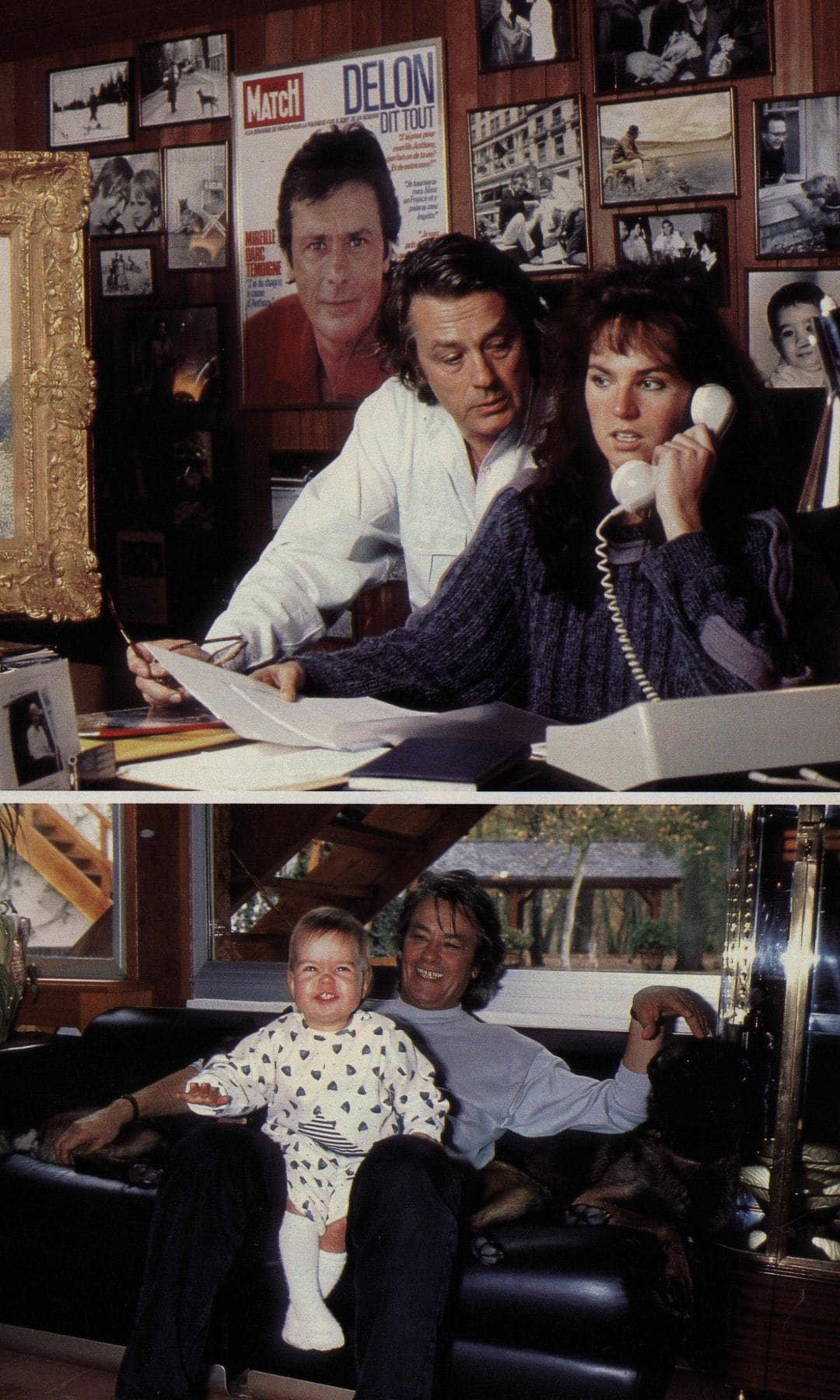 Alain Delon nos presenta a su hija, Anouchka
