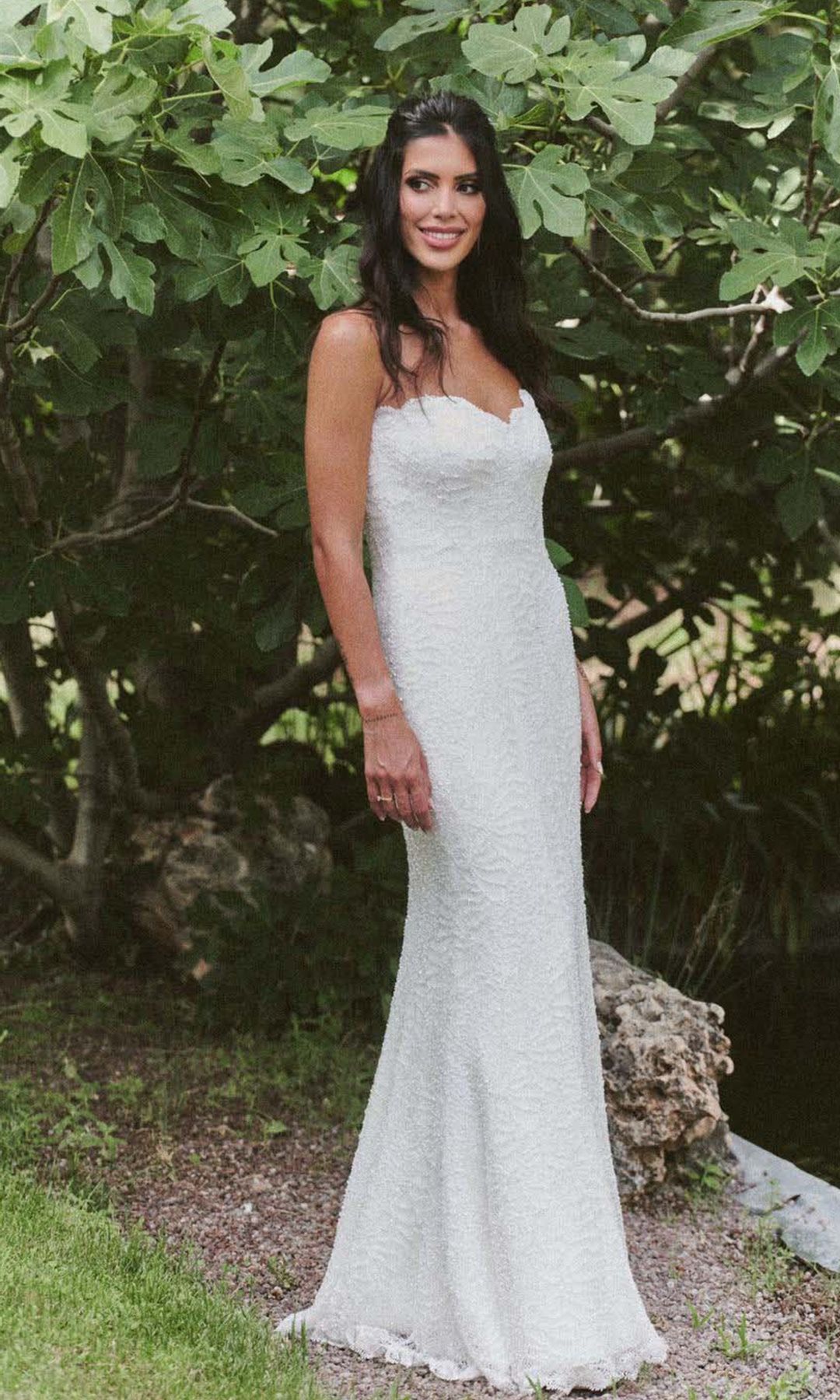 Ingrid Sanz con su segundo vestido de novia
