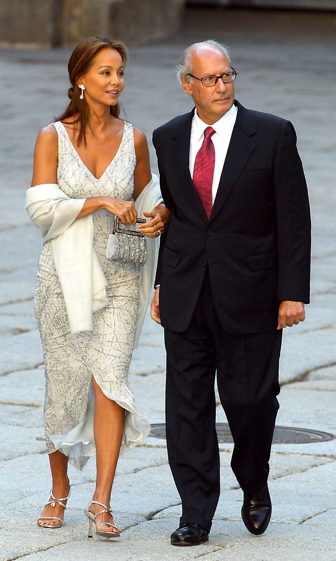 Isabel Preysler y Miguel Boyer en la boda de Ana Aznar y Alejandro Agag