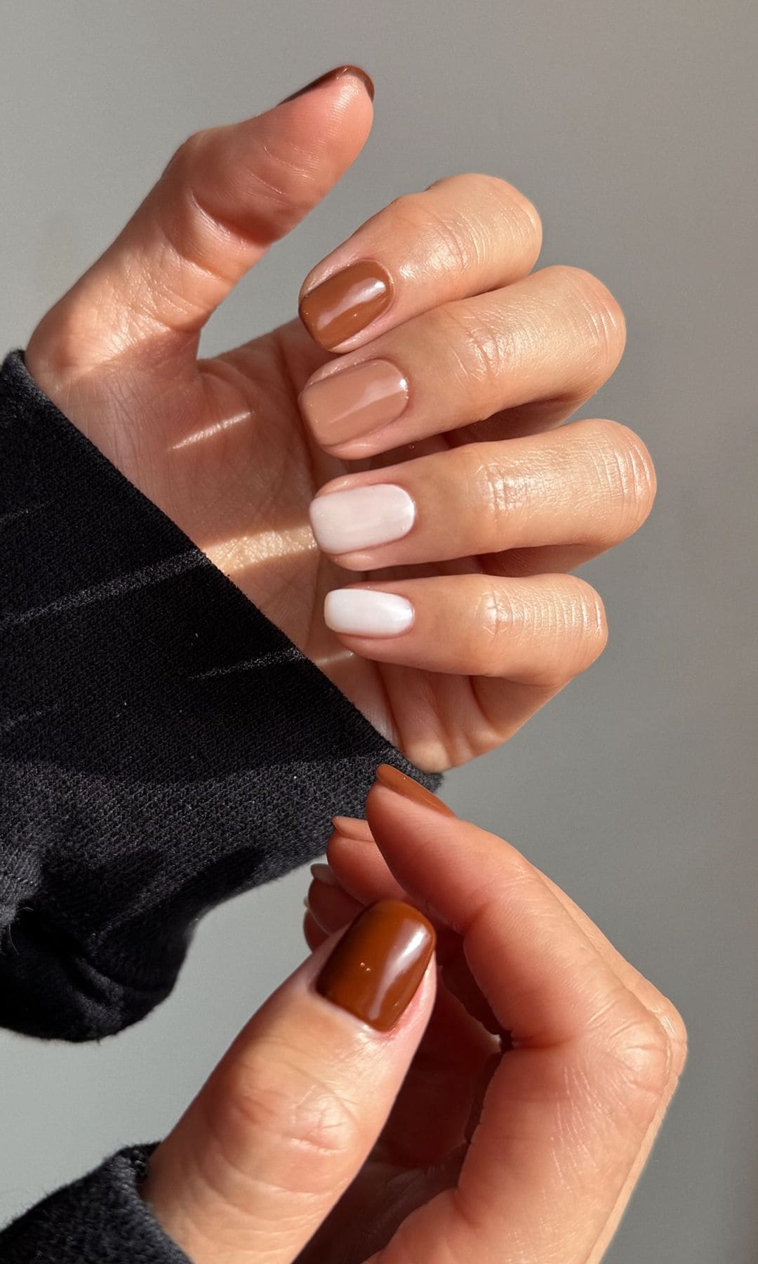 Manicura efecto degradado