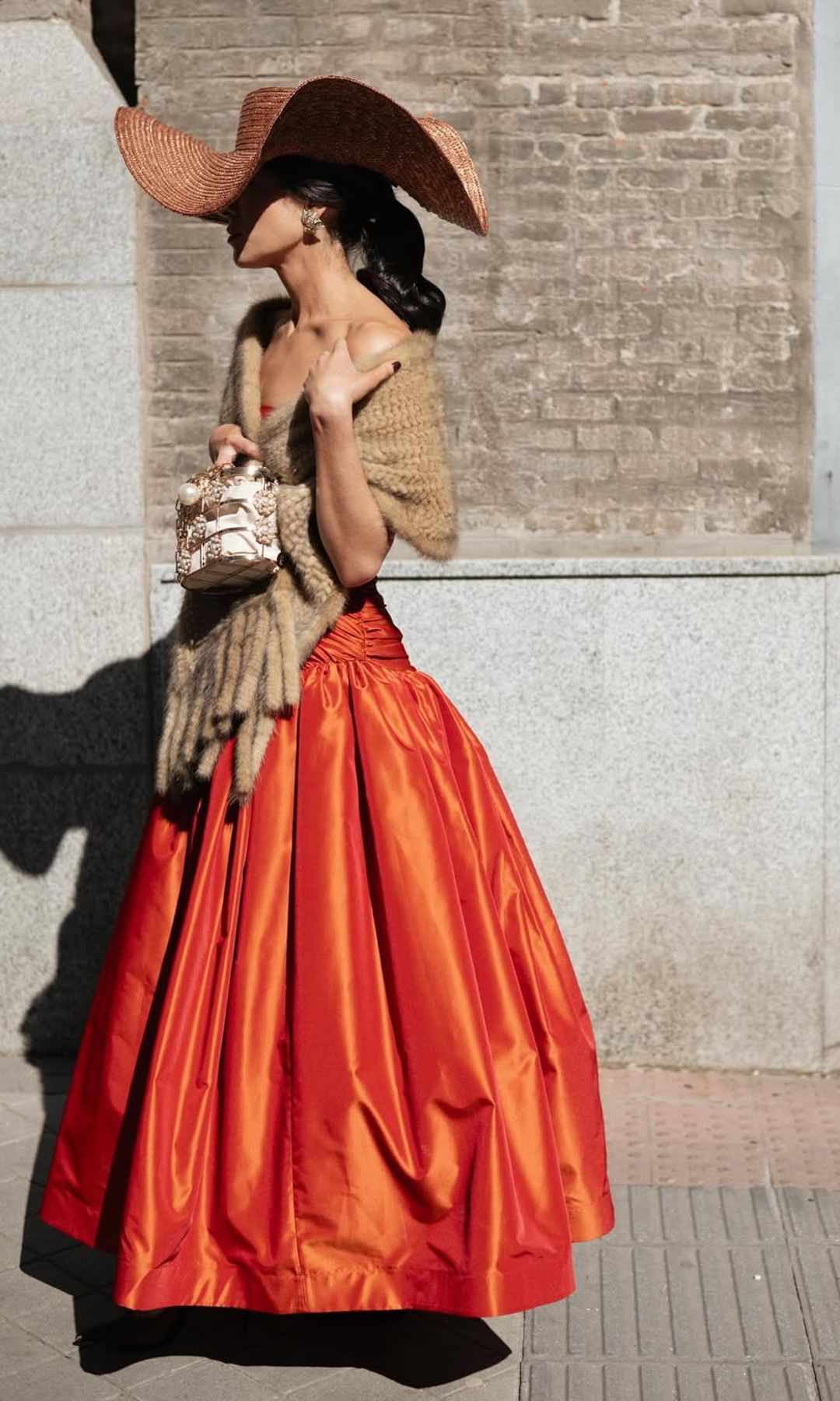 Isabel Cidoncha con vestido de Redondo Brand.