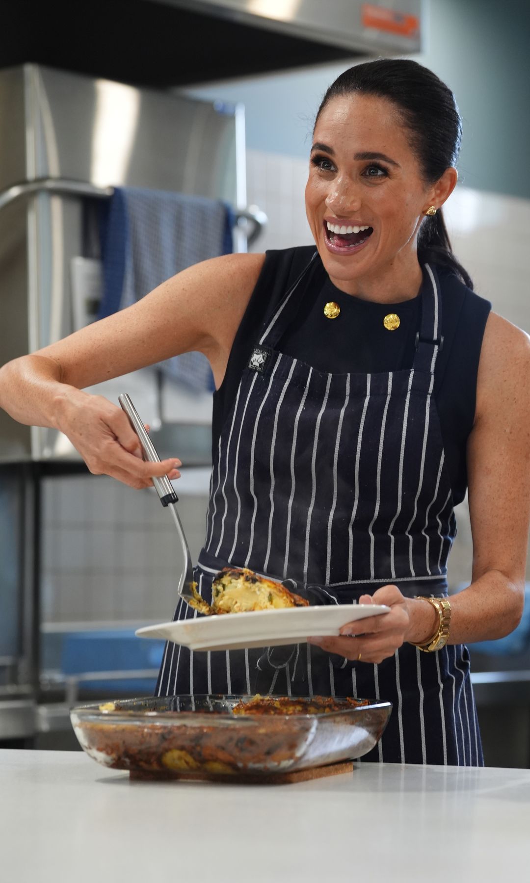 El amor de Meghan por la comida no es ningún secreto pues lo ha compartido en varias ocasiones.