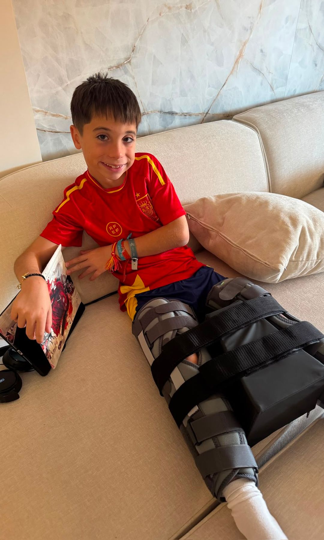 Héctor, segundo hijo de Nury Calvo