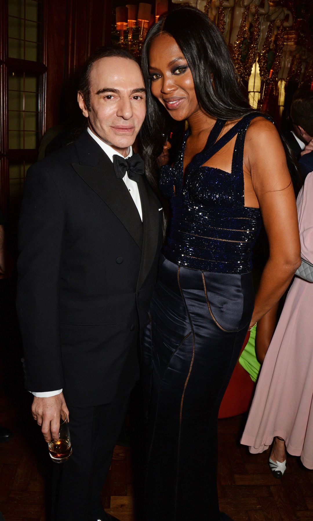 John Galliano y Naomi Campbell