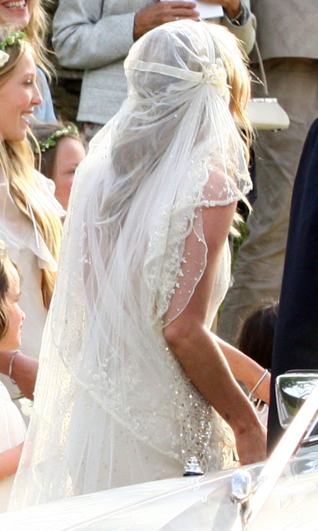 Kate Moss el dia de su boda