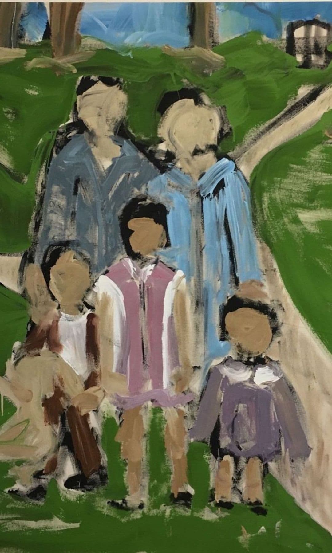 La actriz expresa su activismo a través de la pintura.