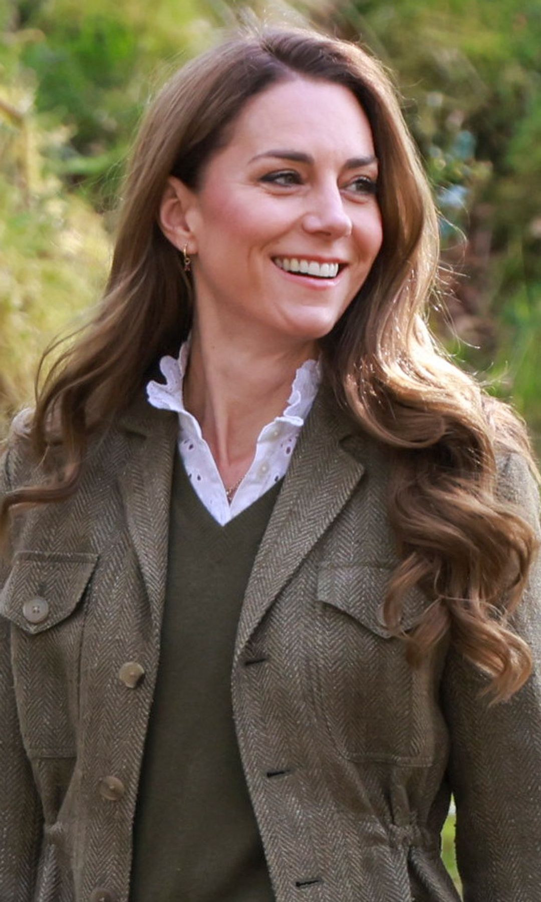 Kate, Princesa de Gales, en su visita a la Isla de Mull, en Escoia, en abril de 2025.