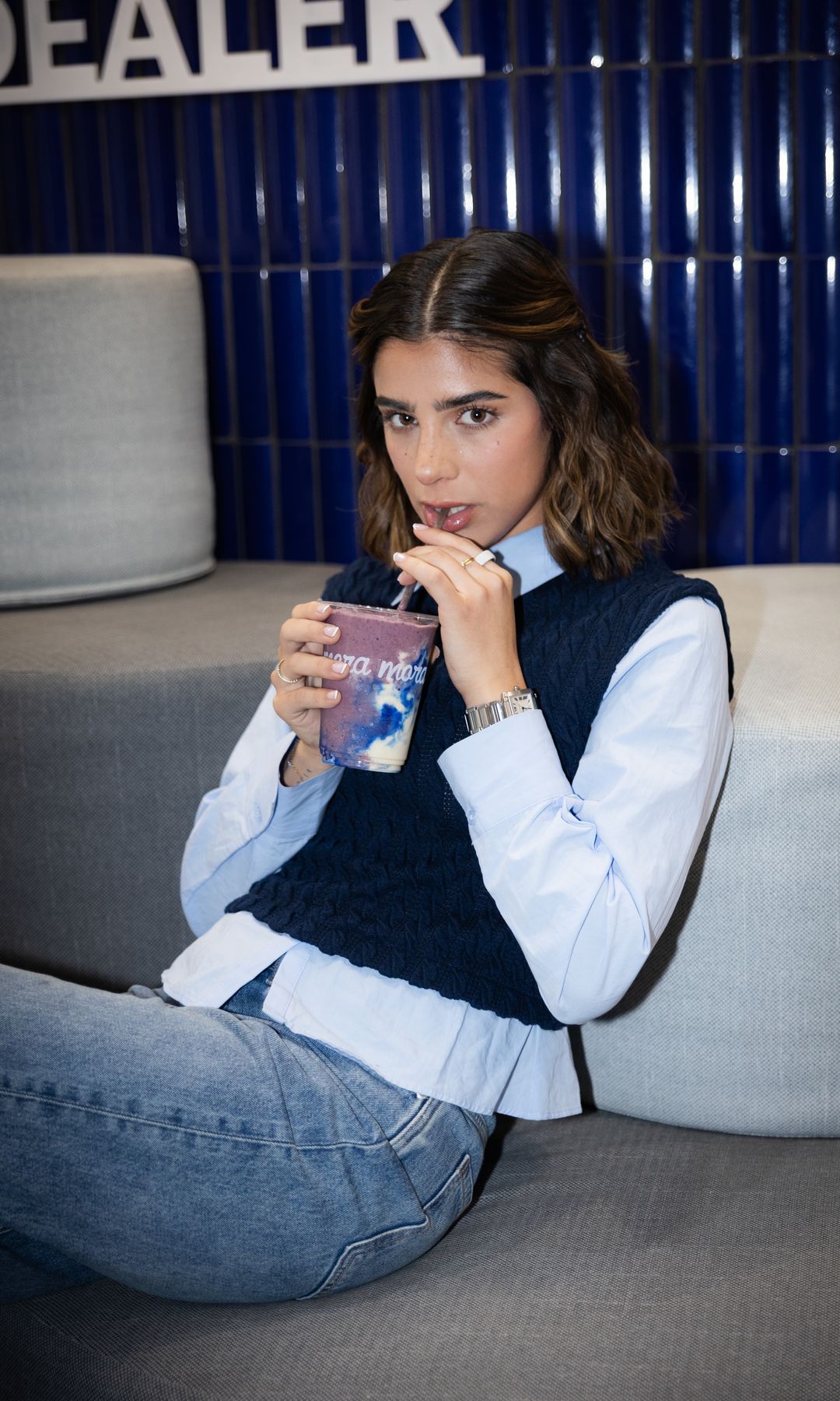 Mar de Regil estrena un nuevo smoothie viral en Mora Mora