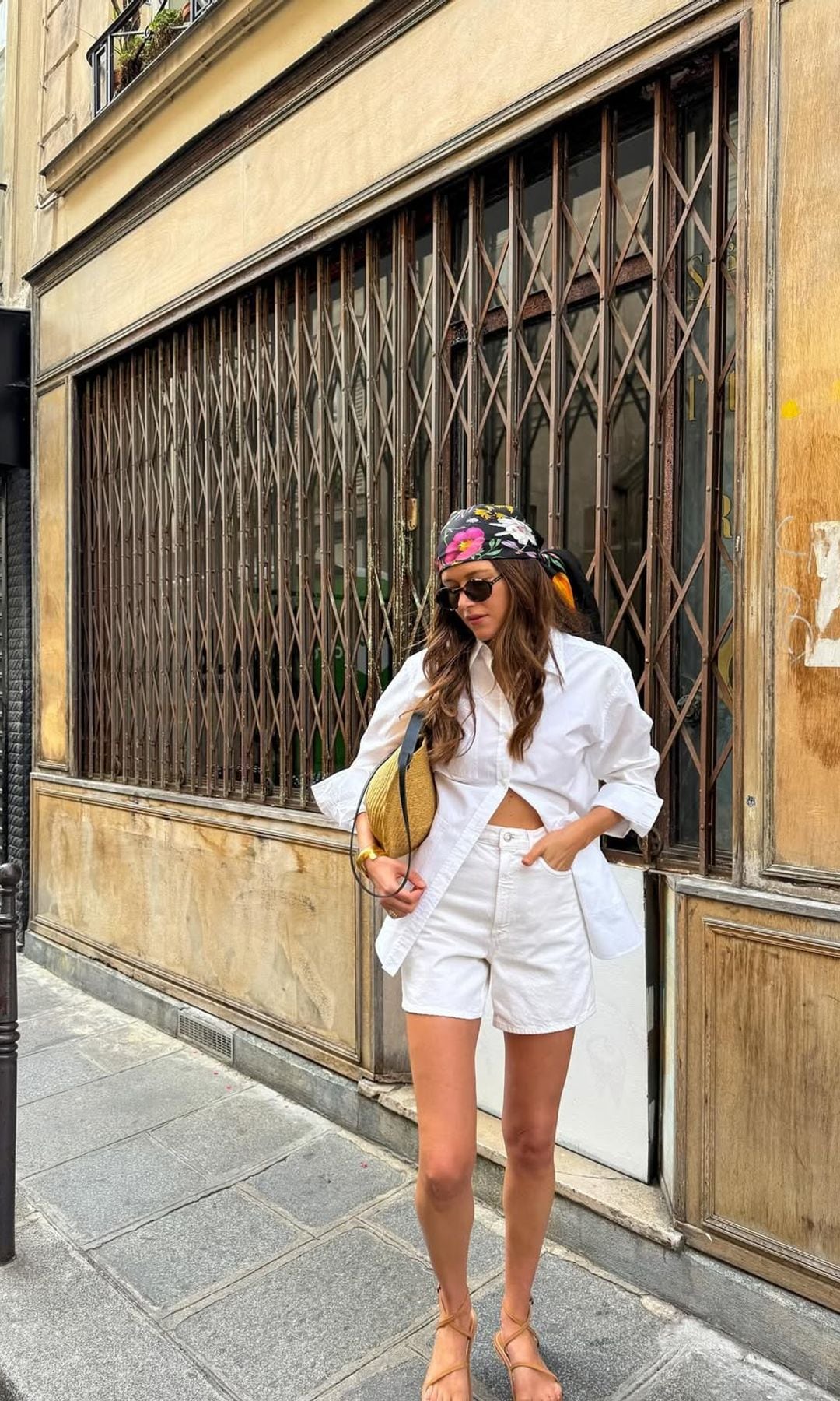 Total 'look' blanco de Sara Ramén