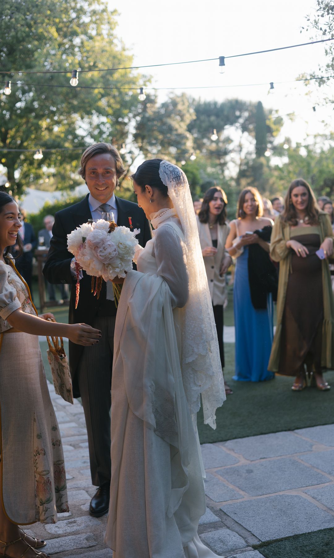 Ramo de novia de peonías