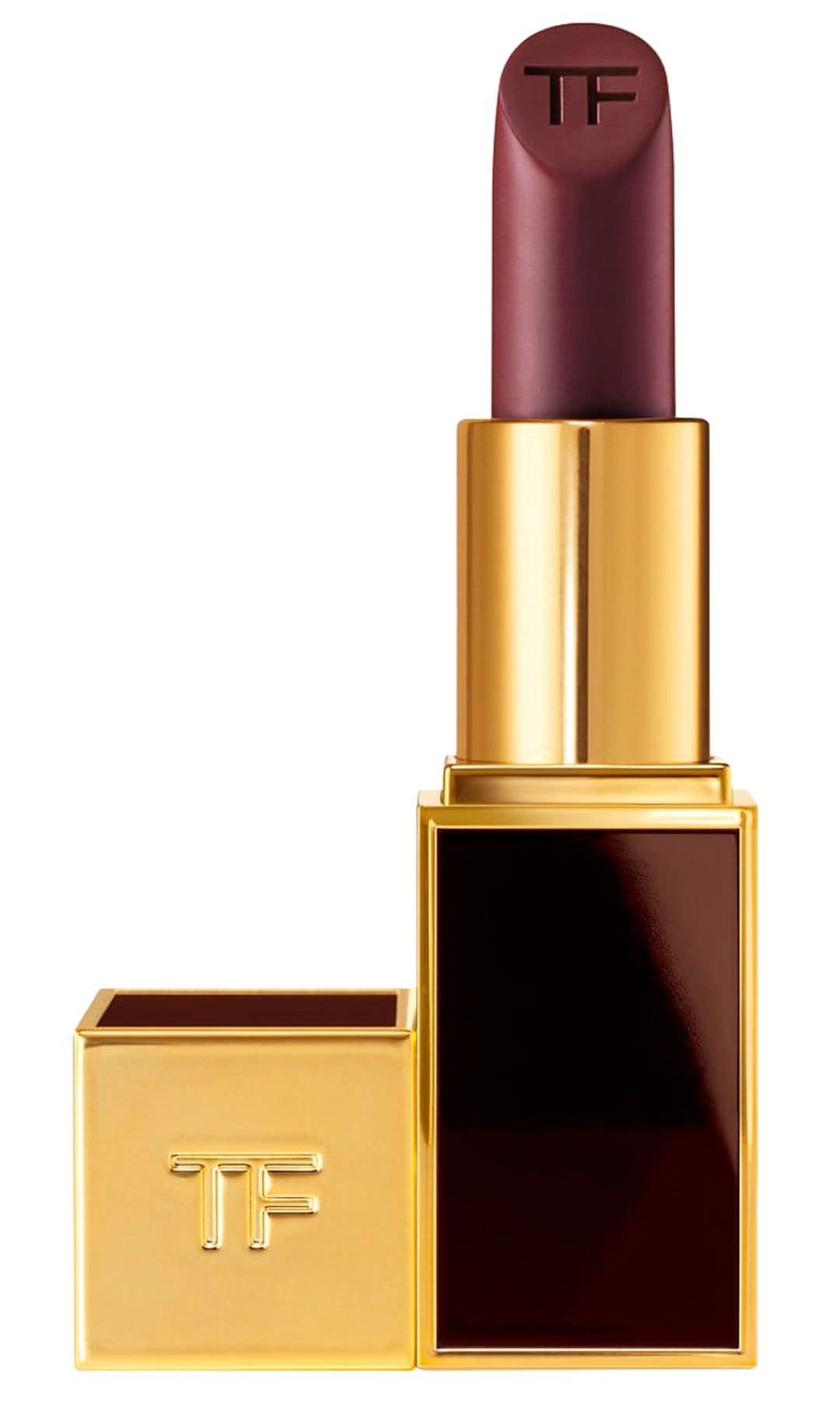 De la pasarela al neceser: Runway Lip Color en tono Deep Berry (60 €), de Tom Ford