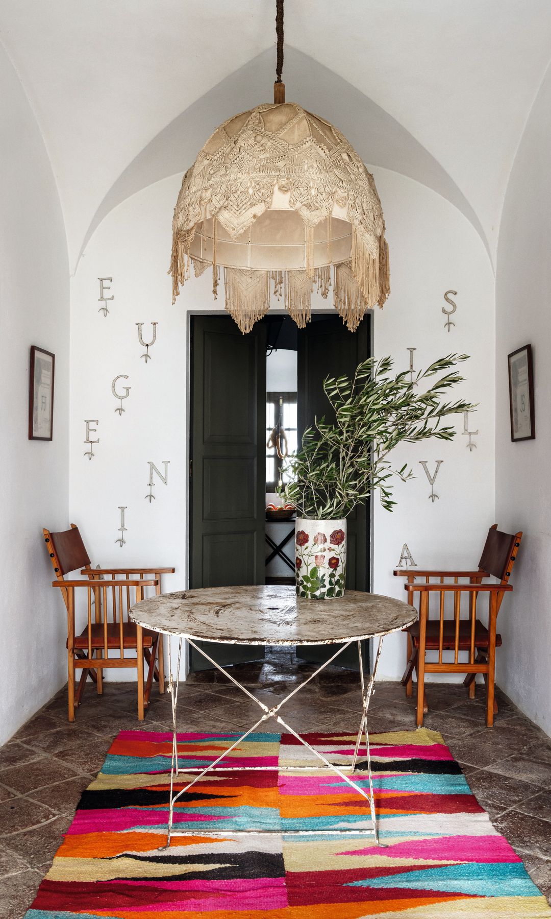 Una de las salas de la casa de Eugenia Silva