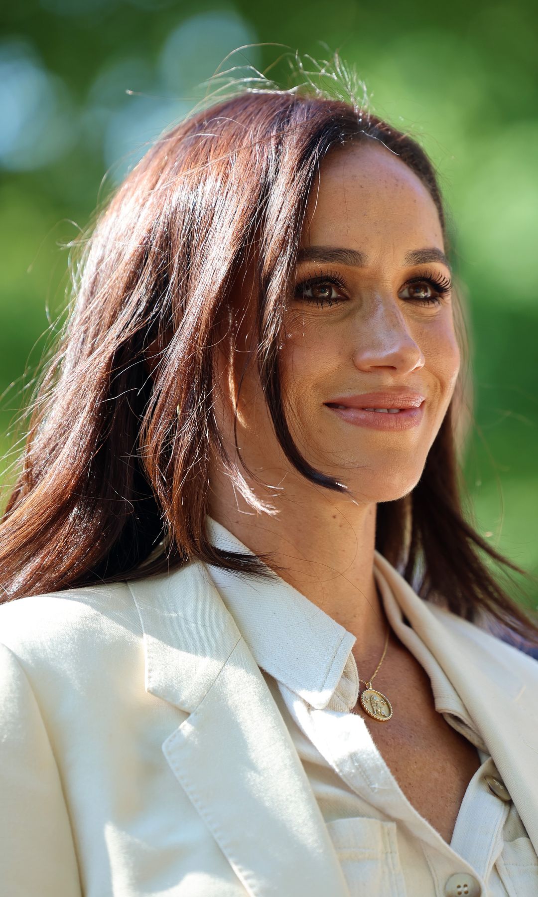 Meghan Markle con el pelo sano y brillante.